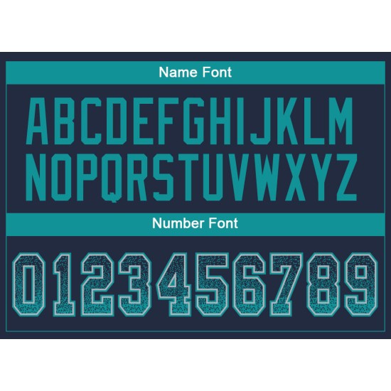 Custom Navy Teal-Gray Mesh Drift Fashion Football Jersey